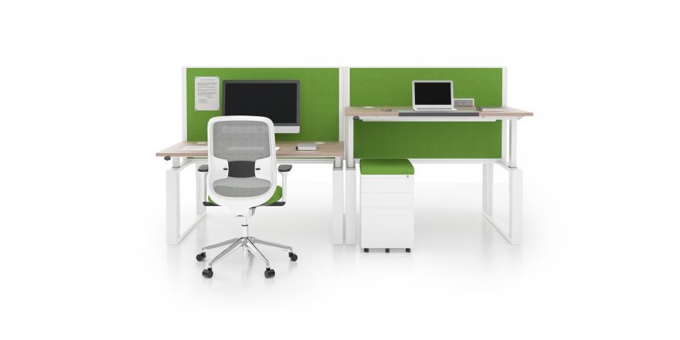 The desk that cares for your health with flexibility and reliability.